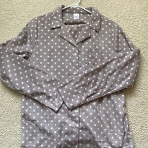 Women’s pajama set.